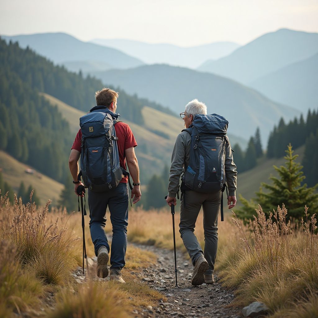 Founders hiking in Romanian mountains