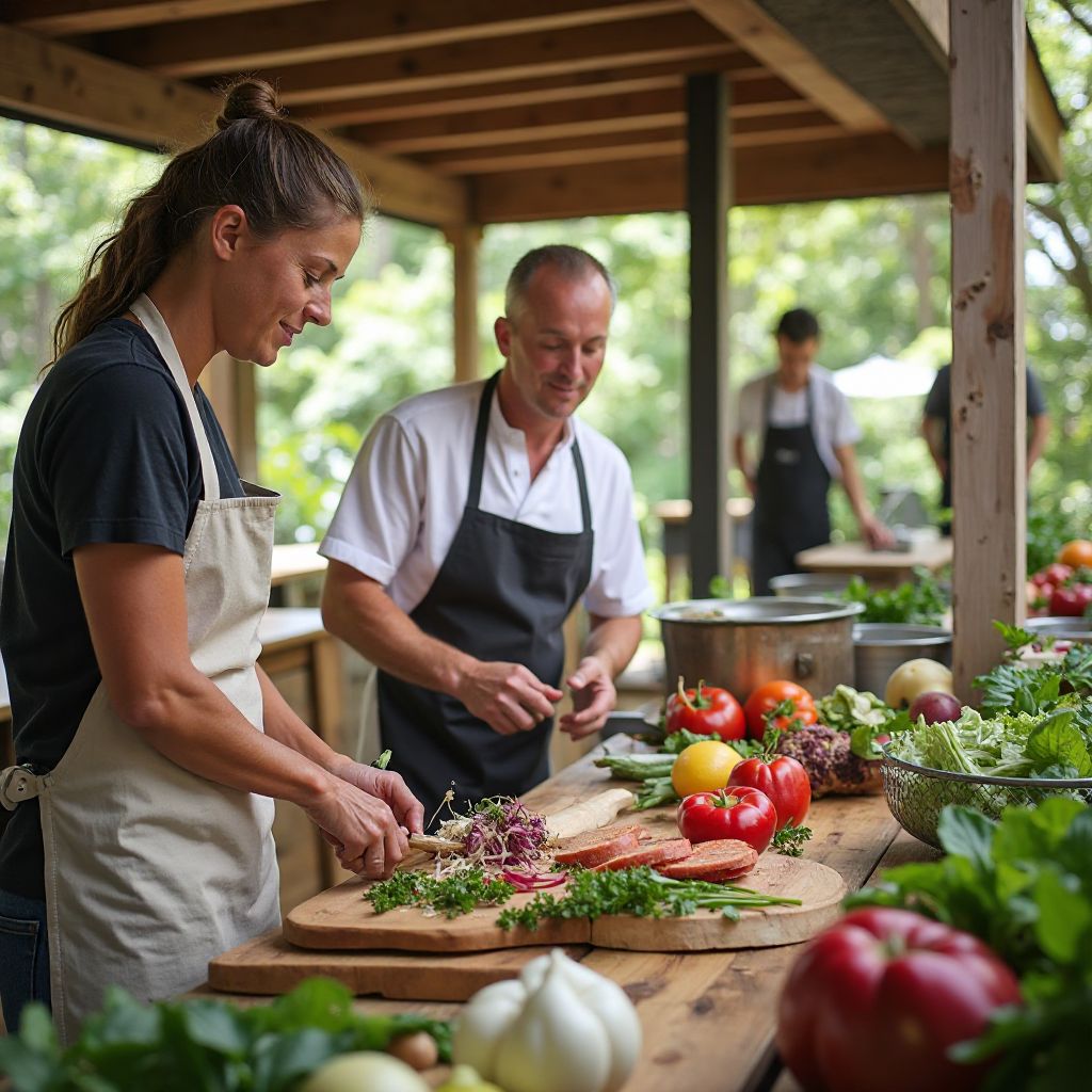 Organic cooking workshop
